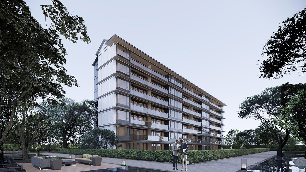 [上海]新中式住宅洋房+叠墅、规划建筑设计投标